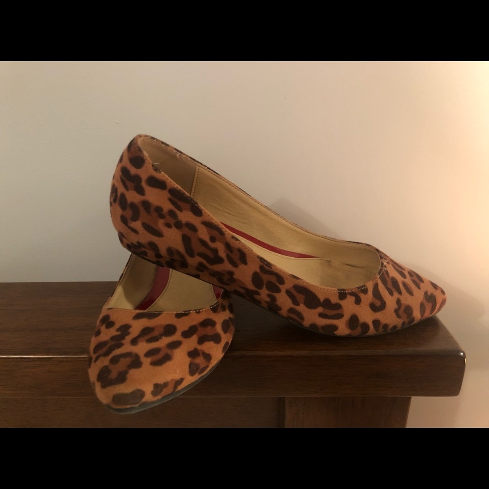Leopard Print Flats